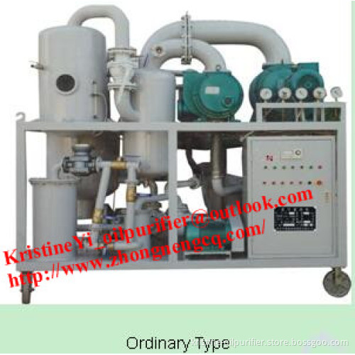Double-Stage Vacuum Transformer Oil Purifier Series ZYD